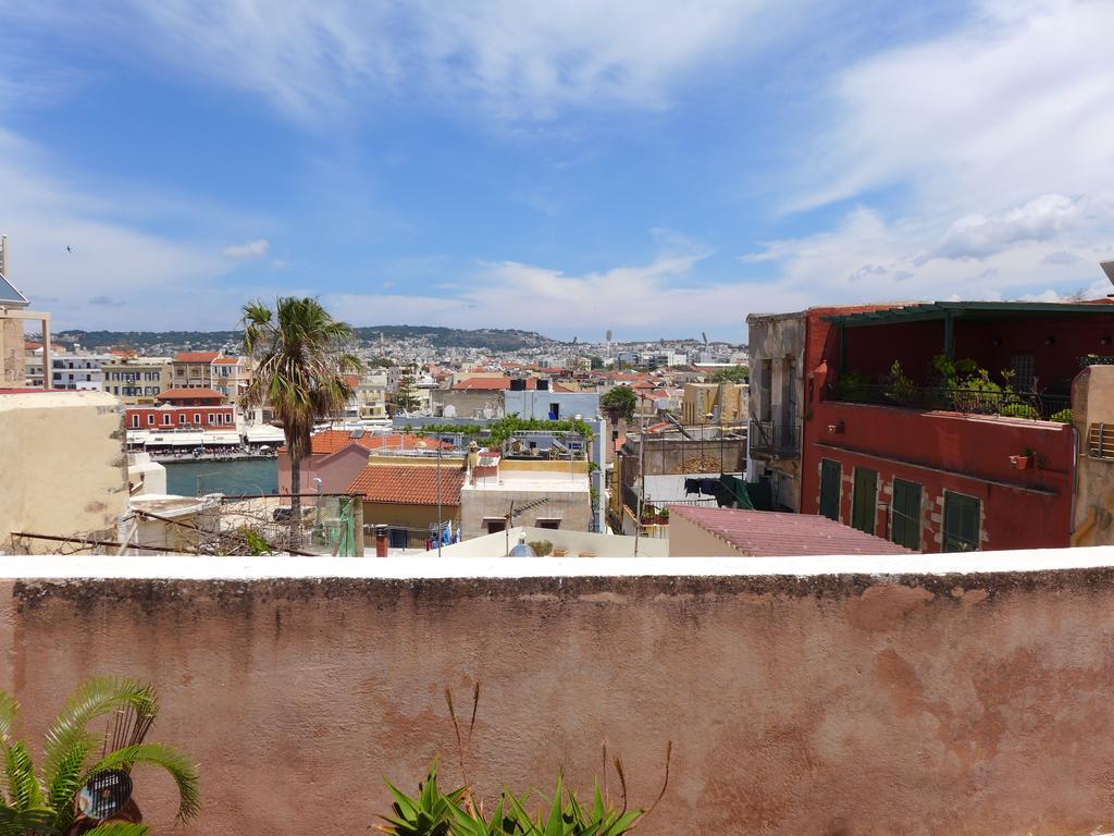 Pension Eva Chrissi Akti Chania Exterior foto